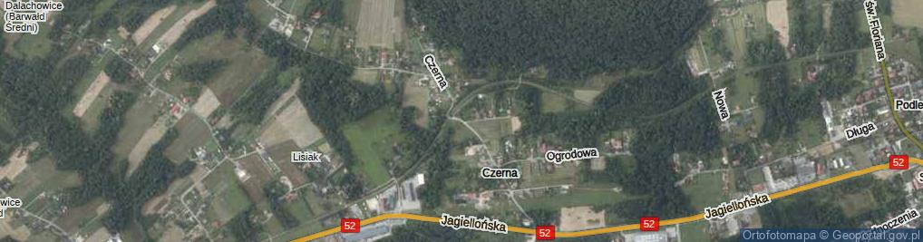 Zdjęcie satelitarne Czerna ul.